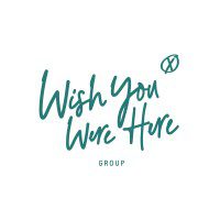 A group logo of the wish you were here group.