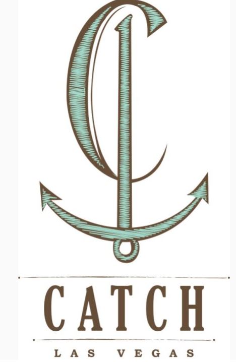 A drawing of an anchor with the word catch underneath it.