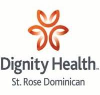 A logo of dignity health st. Rose dominican