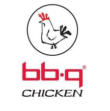 A chicken logo with the words " bbq chicken ".