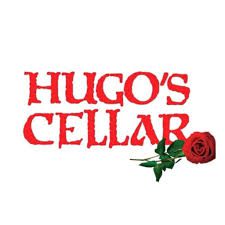 A red rose and the words hugo 's cellar