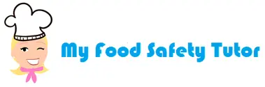 A blue and white logo of a food safety organization.